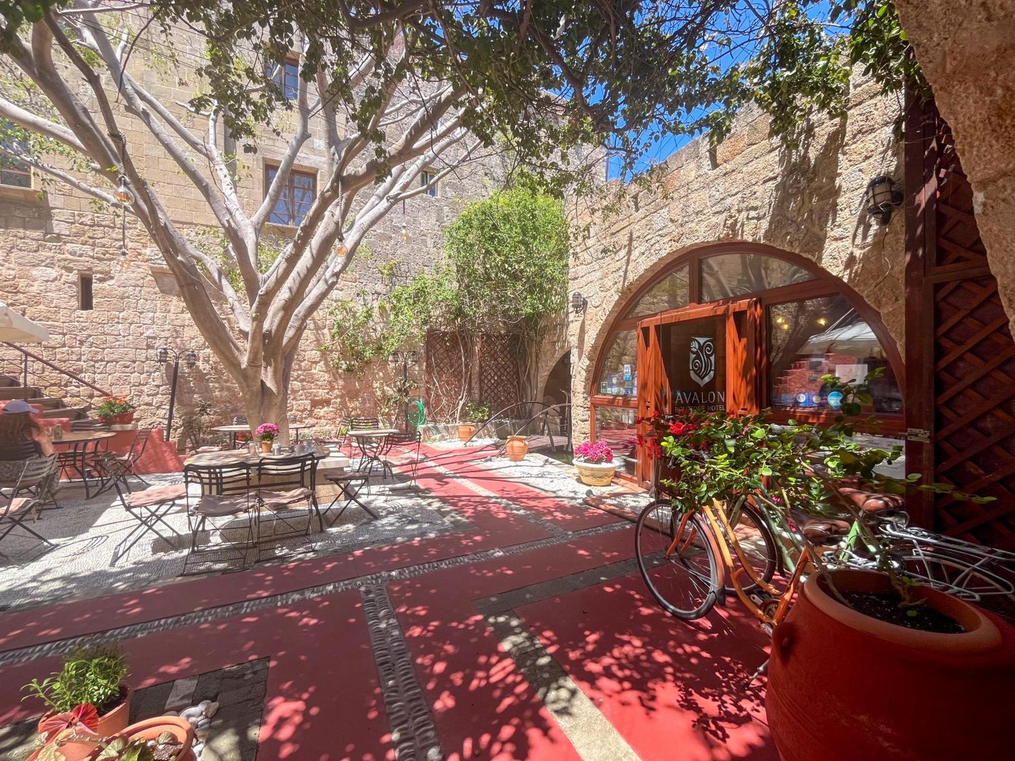 Avalon Boutique Hotel Rhodes Rhodes City Bagian luar foto